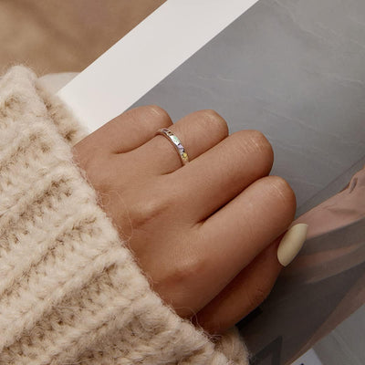 Paw Print Ring made of Sterling Silver